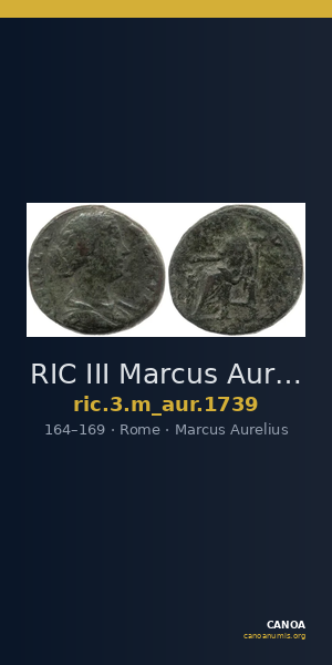 RIC III Marcus Aurelius 1739 — CANOA