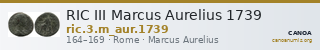RIC III Marcus Aurelius 1739 — CANOA