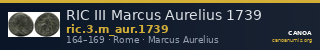 RIC III Marcus Aurelius 1739 — CANOA