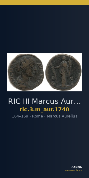RIC III Marcus Aurelius 1740 — CANOA