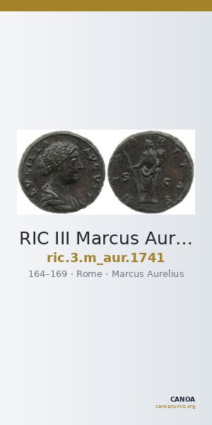 RIC III Marcus Aurelius 1741 — CANOA