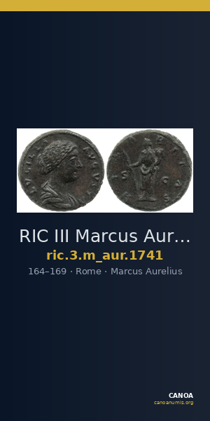 RIC III Marcus Aurelius 1741 — CANOA