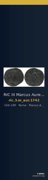 RIC III Marcus Aurelius 1742 — CANOA