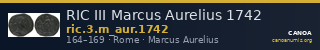 RIC III Marcus Aurelius 1742 — CANOA
