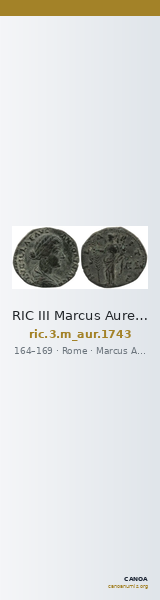 RIC III Marcus Aurelius 1743 — CANOA