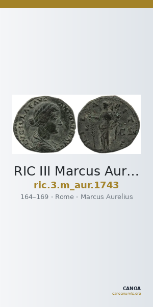 RIC III Marcus Aurelius 1743 — CANOA