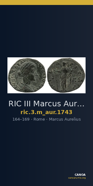 RIC III Marcus Aurelius 1743 — CANOA