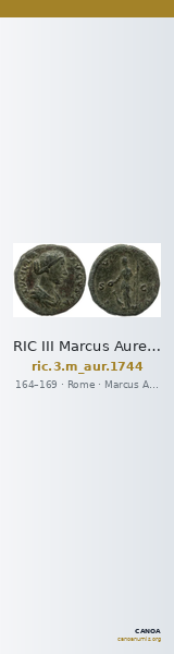 RIC III Marcus Aurelius 1744 — CANOA