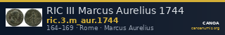 RIC III Marcus Aurelius 1744 — CANOA