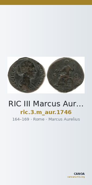 RIC III Marcus Aurelius 1746 — CANOA
