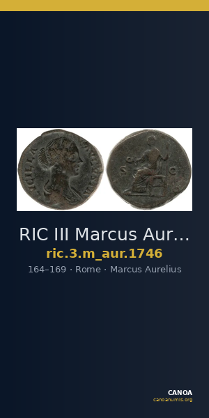 RIC III Marcus Aurelius 1746 — CANOA