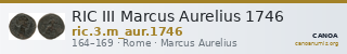 RIC III Marcus Aurelius 1746 — CANOA