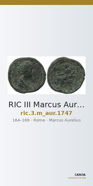 RIC III Marcus Aurelius 1747 — CANOA