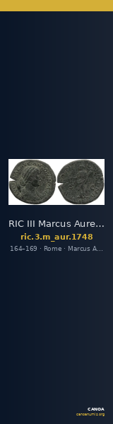 RIC III Marcus Aurelius 1748 — CANOA
