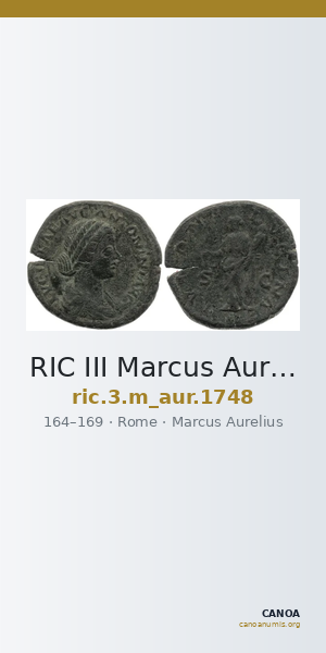 RIC III Marcus Aurelius 1748 — CANOA