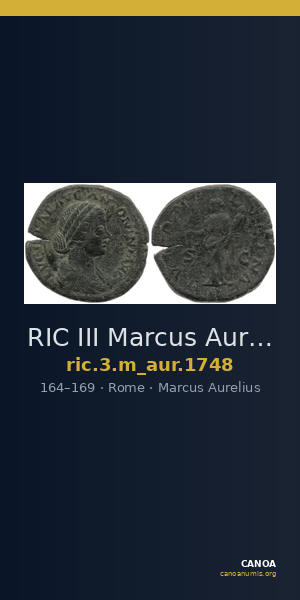 RIC III Marcus Aurelius 1748 — CANOA