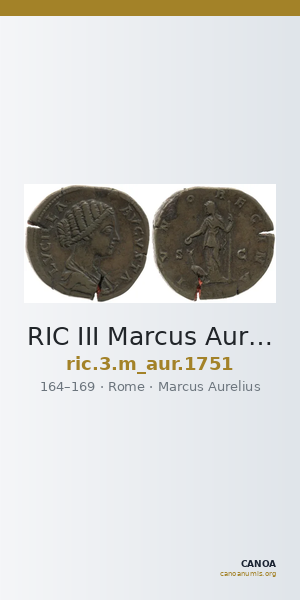 RIC III Marcus Aurelius 1751 — CANOA