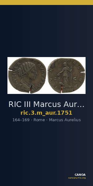 RIC III Marcus Aurelius 1751 — CANOA