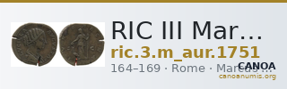 RIC III Marcus Aurelius 1751 — CANOA