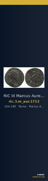 RIC III Marcus Aurelius 1752 — CANOA