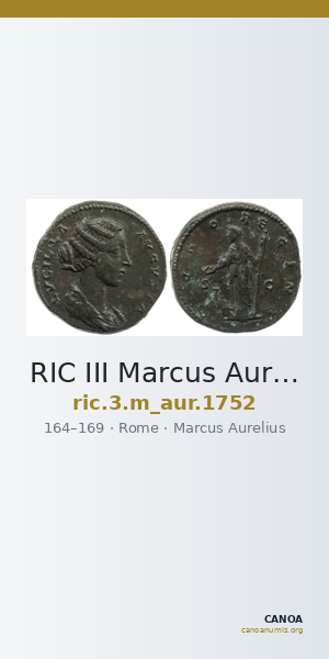 RIC III Marcus Aurelius 1752 — CANOA