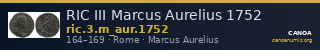 RIC III Marcus Aurelius 1752 — CANOA