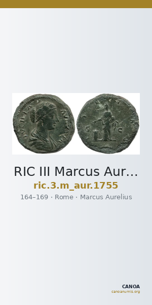 RIC III Marcus Aurelius 1755 — CANOA