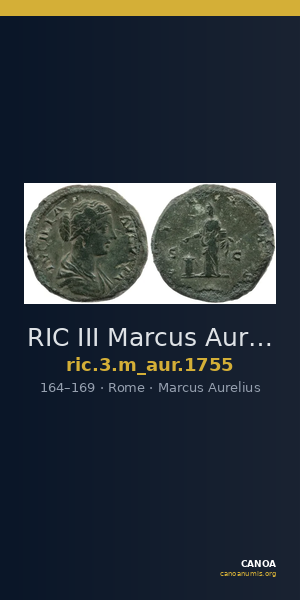 RIC III Marcus Aurelius 1755 — CANOA