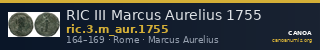 RIC III Marcus Aurelius 1755 — CANOA