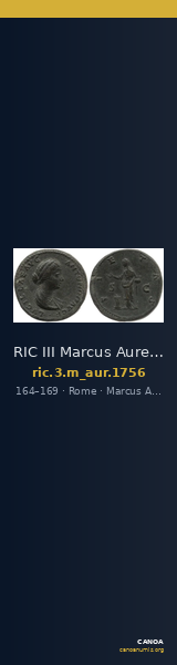 RIC III Marcus Aurelius 1756 — CANOA