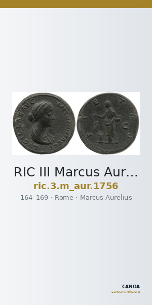 RIC III Marcus Aurelius 1756 — CANOA