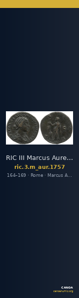 RIC III Marcus Aurelius 1757 — CANOA
