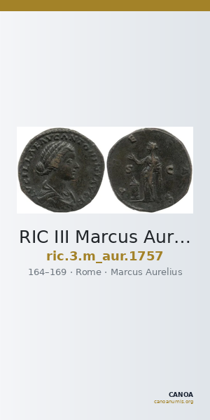 RIC III Marcus Aurelius 1757 — CANOA