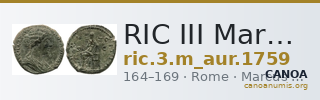 RIC III Marcus Aurelius 1759 — CANOA