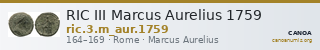 RIC III Marcus Aurelius 1759 — CANOA