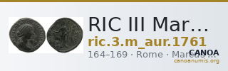 RIC III Marcus Aurelius 1761 — CANOA