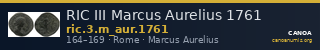 RIC III Marcus Aurelius 1761 — CANOA
