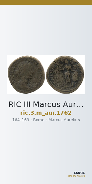 RIC III Marcus Aurelius 1762 — CANOA