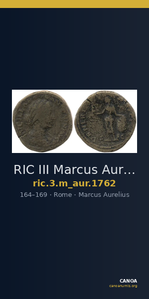 RIC III Marcus Aurelius 1762 — CANOA