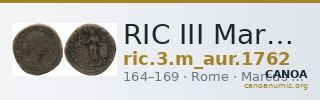 RIC III Marcus Aurelius 1762 — CANOA