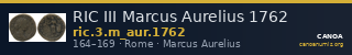 RIC III Marcus Aurelius 1762 — CANOA