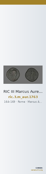 RIC III Marcus Aurelius 1763 — CANOA
