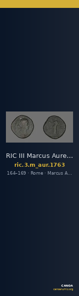 RIC III Marcus Aurelius 1763 — CANOA