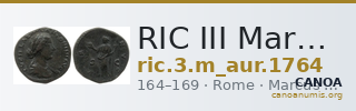 RIC III Marcus Aurelius 1764 — CANOA