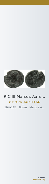 RIC III Marcus Aurelius 1766 — CANOA