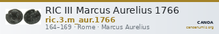 RIC III Marcus Aurelius 1766 — CANOA