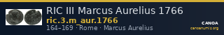 RIC III Marcus Aurelius 1766 — CANOA
