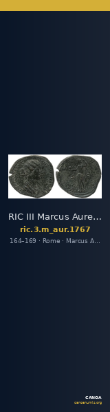 RIC III Marcus Aurelius 1767 — CANOA