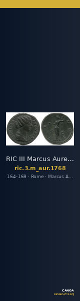 RIC III Marcus Aurelius 1768 — CANOA