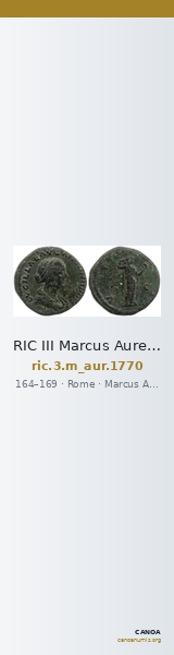 RIC III Marcus Aurelius 1770 — CANOA